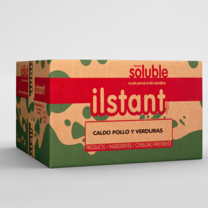 SOLUBLE – CALDO POLLO Y VERDURAS